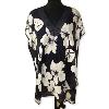 Black/ White Printed Ladies Kaftan