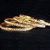 Designer Gold Bangle