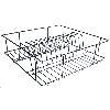 Plate Storing Stainless Steel Right Angle Basket