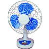 Three-Coat Metallic Painted Table Fan