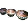 Polished Wooden Bowl Set