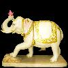 Marble Elephant Statue