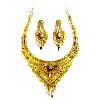 Ladies Gold Necklace Set