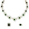 Green Stone Studded Designer Necklace