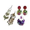 Stone Studded Ear Danglers