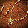 Antique Finished Designer Kundan Necklace