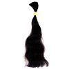 Black Coloured Remy Double Drawn Hair