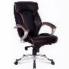 Comfortable Office Chair with Leather Back