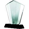 Crystal Made Designer Small Trophy with Black Base