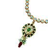 Multi Coloured Stone Studded Kundan Designed Pendant