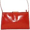 Red Colour Ladies Leather Hand Bag