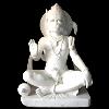 Marble Made Sitting Hanuman Statue