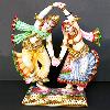 Marble Finish Designer Radha-Krishna Statue