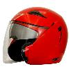 Red Coloured Open Face Helmet