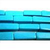 Blue Coloured Square Beads