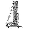 Aluminium Tower Extension Tiltable Ladders