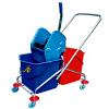 Double Mop Wringer Trolley