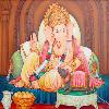 Multicoloured Lord Ganesha Painting