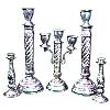 Designer Silver Candle Stand