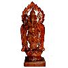 Wood Made Ganesha Sculpture