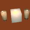 White Coloured Decorative Candle