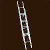 Wall Support Extendable Ladder