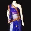 Blue Designer Siphon Saree