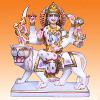 White Marble Durga Statue