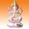 Colourful Marble Ganesha Statue