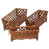 Decorative Iron Planter Set