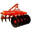 Disc Harrow For Inverting Soils