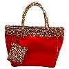 Cotton Fabric Made Fashionable Ladies Bag