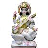 White Marble Saraswati Statue