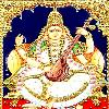 Goddess Saraswathi Tanjore Painting