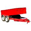 Single/ Double Axle Tipping Tractor Trailer