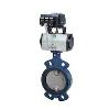 Automated Butterfly Valve With Pneumatic Actuator & Positioner