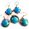 Turquoise Stone Studded Earrings