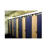 Compact Laminated Toilet Cubicle Partition