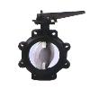 Rubber Lined Butterfly Valve With Lugged Body