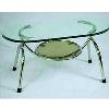 Oval Shaped Stainless Steel Centre Table