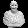 White Marble Mahatma Gandhi Statue