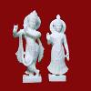 Marble Radha Krishna Statue