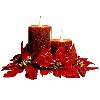 Decorative Colourful Christmas Candles