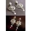 Intricately Designed Silver Earring