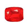 Polished Oval Shaped Ruby