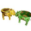 Intricately Designed Elephant Shaped Stool