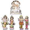 Marble Made Laxmi Narayan Statues