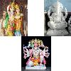 Intricately Designed Marble Statues