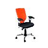 Orange And Black Colourer Office Chair