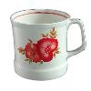 Floral Printed Pure Ceramic Cup